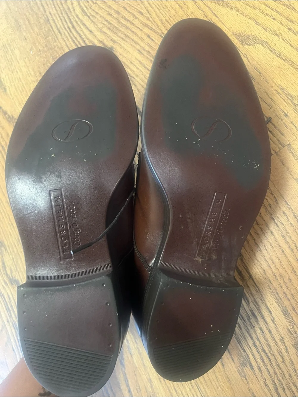 Florsheim Brown Leather Derby Shoes